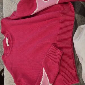 MNML Pink Boxy Crewneck Sweater